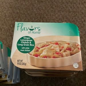 Optavia flavors of home ginger lemongrass chicken rice veggies  lean and greens